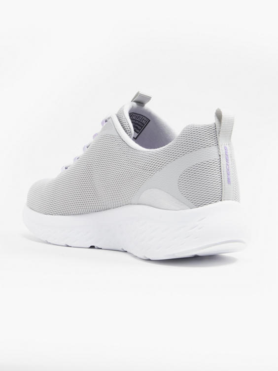 Lightweight Skechers Lilac/Grey Trainers