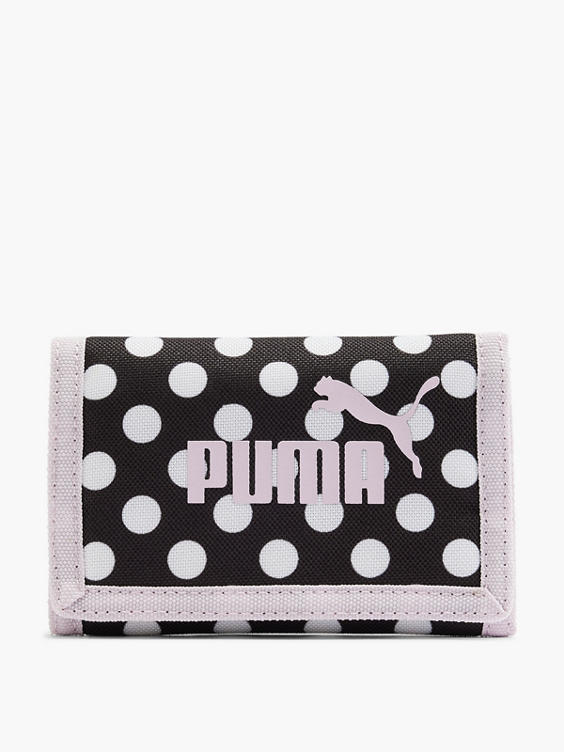 Pink and Black Polka Dot Puma Wallet