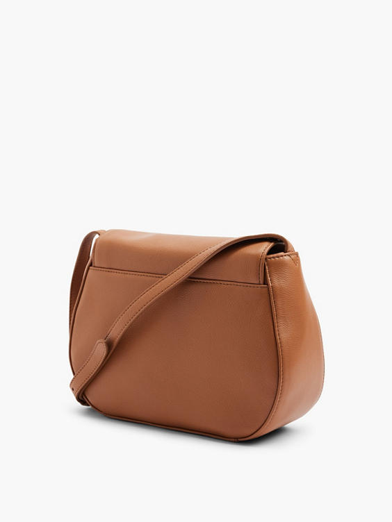 Brown Leather Cross Body Bag 