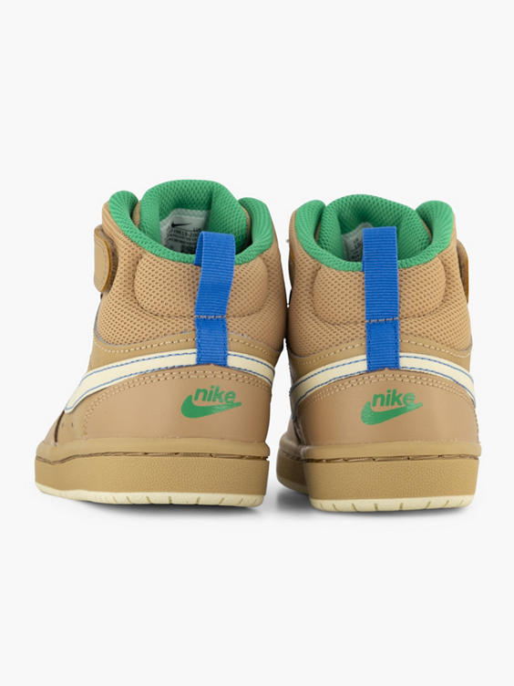 Beige hoge sneaker COURT BOROUGH MID 2SE klittenband