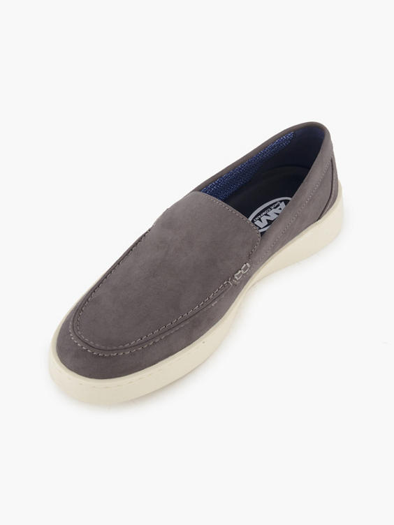 Grey Casual Slip On Shoes