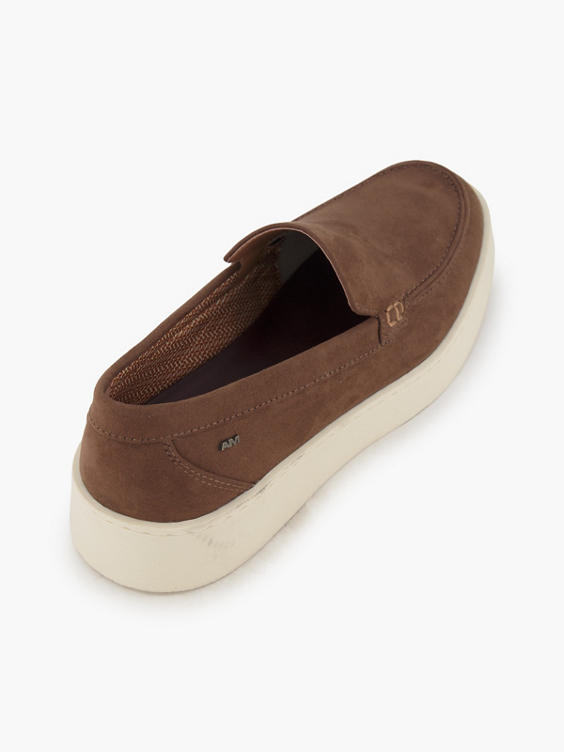 Dark Brown Casual Slip On Shoes