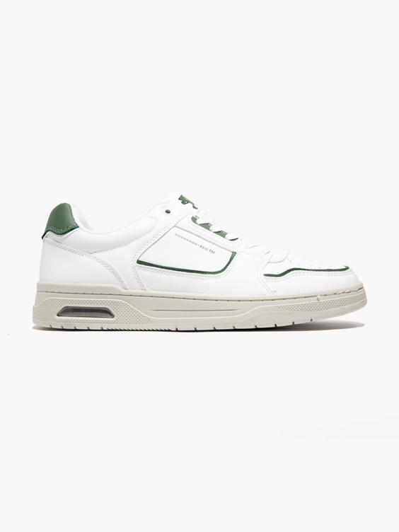 White/Green Court Trainers