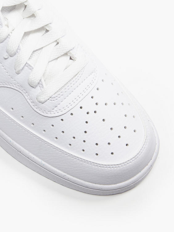 White/Green Court Vision Low Trainers