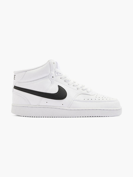 White/Black Court Vision Mid Trainers