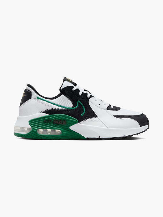 White Black Green Air Max Excee Trainers