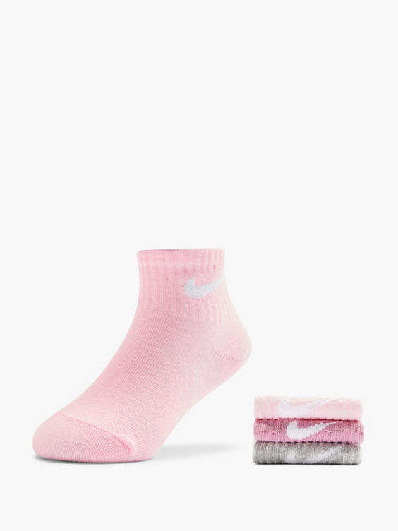 Roze sokken mt 16-18 3 pak