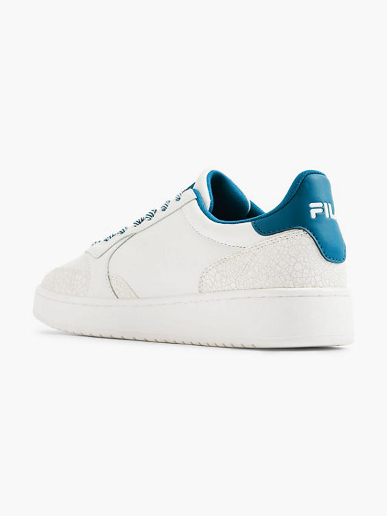 Court Off White/Navy Trainers