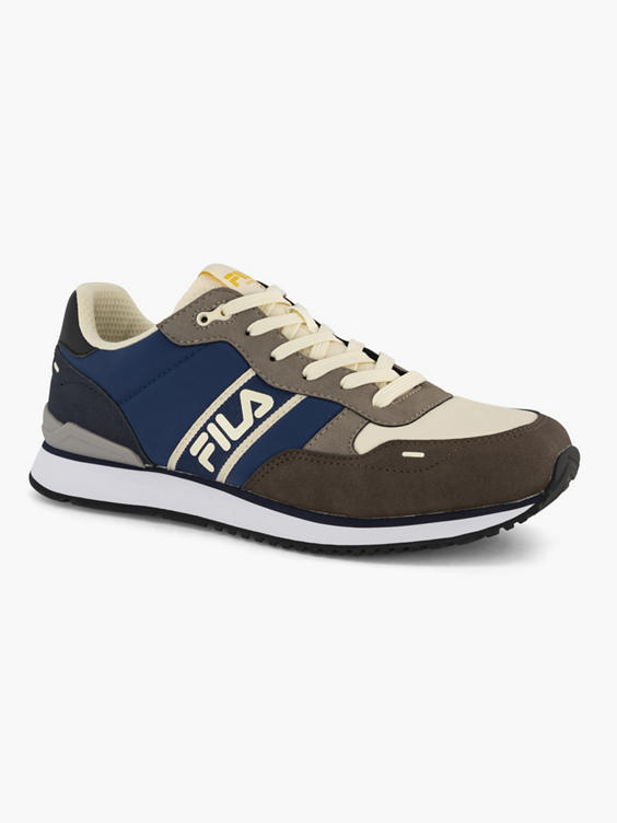 Blue/Brown Lace Up Trainers