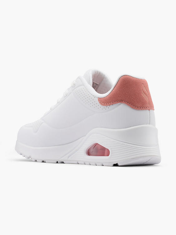Solitaire Skechers Pink/White Trainers 