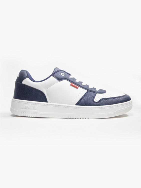 Drive Navy/White Casual Lace Up Trainers