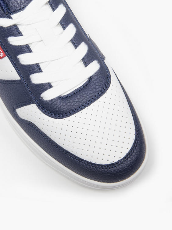 Drive Navy/White Casual Lace Up Trainers