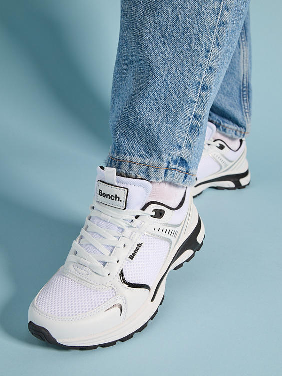Witte sneaker memory foam