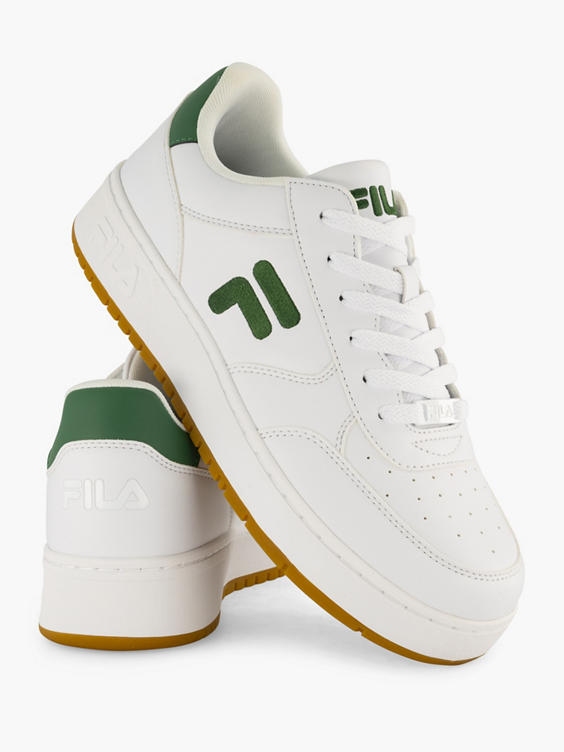 White/Green Court Trainers