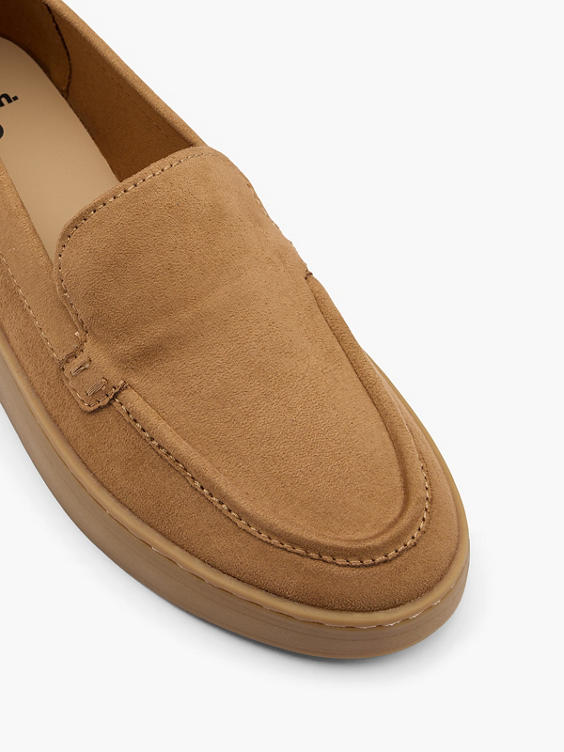 Brown Bench Gum Sole Flat Loafer 