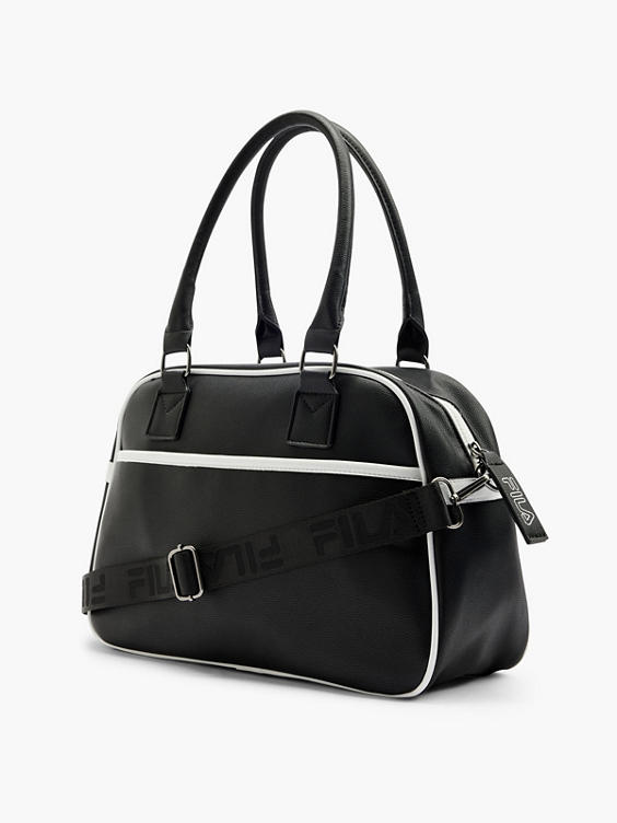 Black and White Fila Handbag