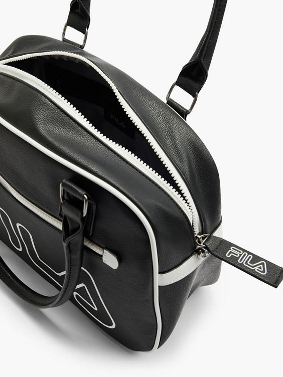 Black and White Fila Handbag