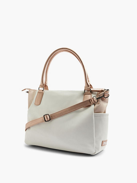 White and Rose Fila Shoulder Bag 