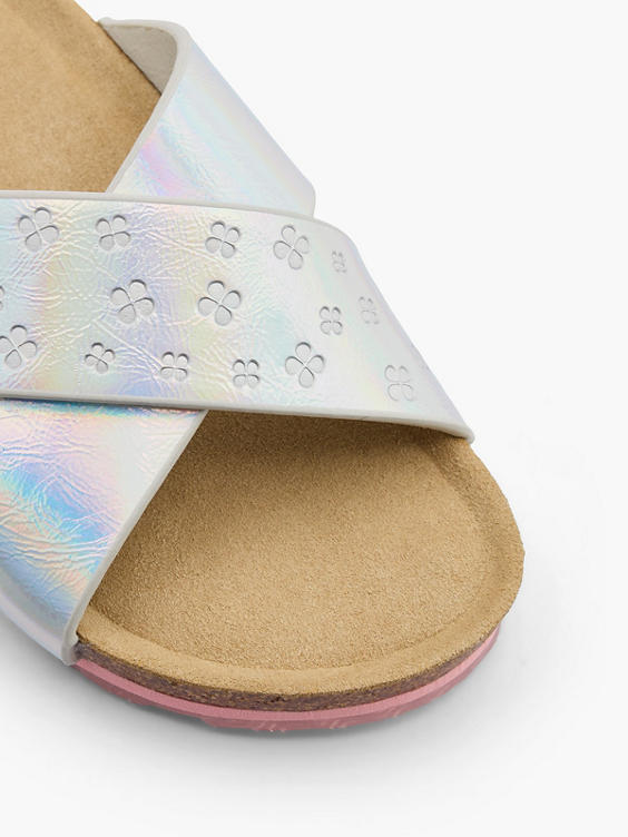 elefanten) Pantolette in silber | DEICHMANN