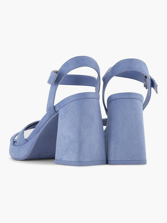 Blauwe sandalette