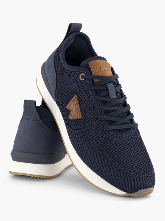 Blauwe sneaker