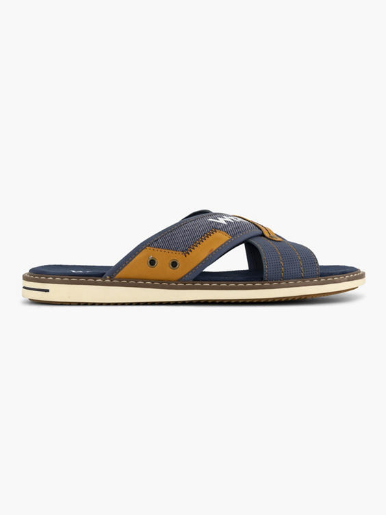 Blauwe slipper