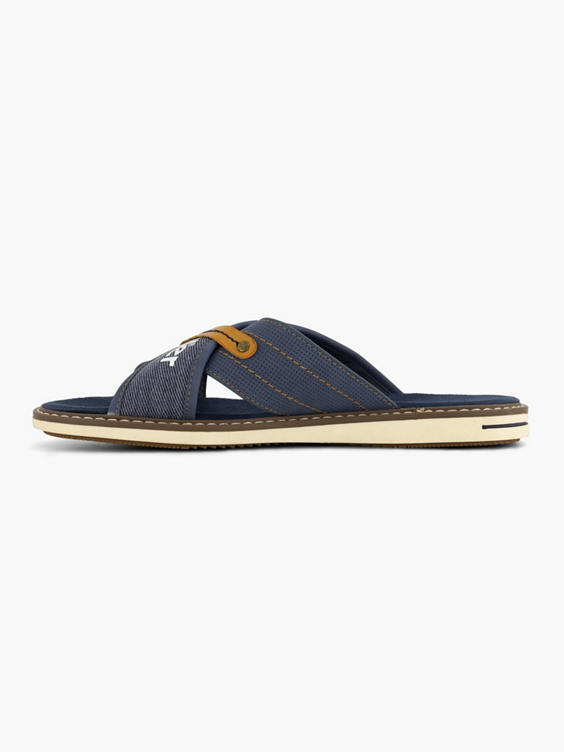 Blauwe slipper