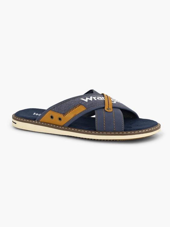 Blauwe slipper