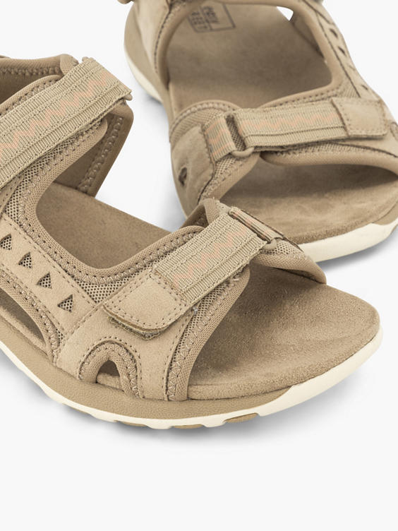 Beige comfort sandaal