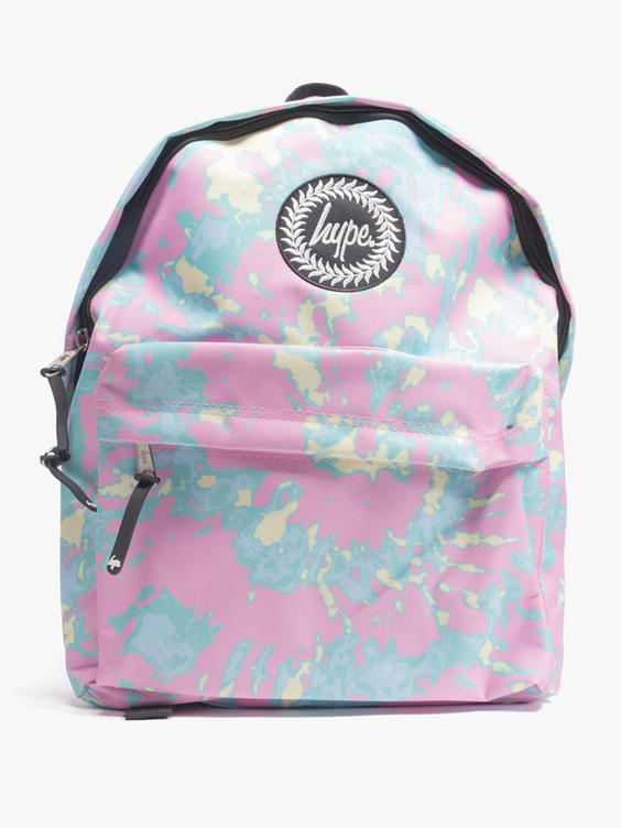 Hype Hype Pastel Tie Dye Backpack in Multicoloured DEICHMANN