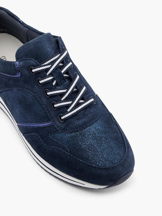 Blauwe comfort sneaker