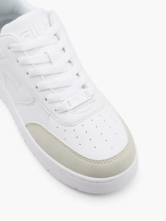 Witte platform sneaker