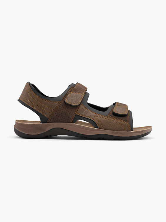 Men's Twin Strap Sandal Brown