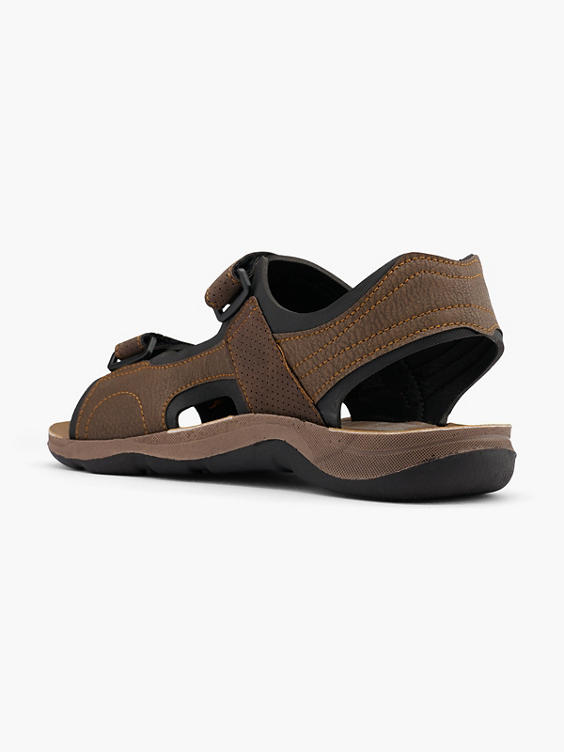 Men's Twin Strap Sandal Brown