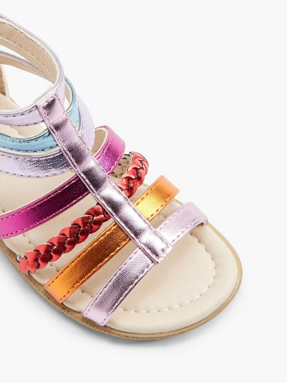 Graceland Toddler Girl Multi Coloured Gladiator Sandal in Standard colour DEICHMANN