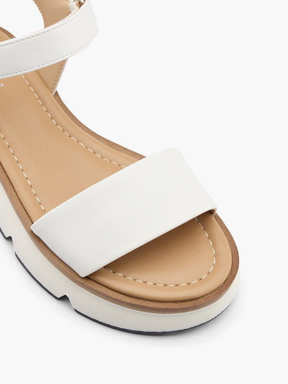 White Flatform Sandal 