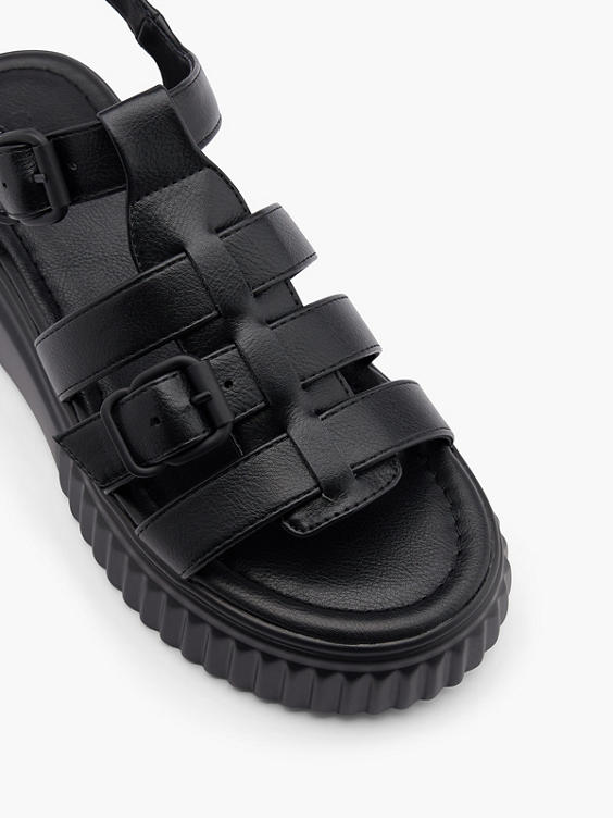 Black Chunky Sandal