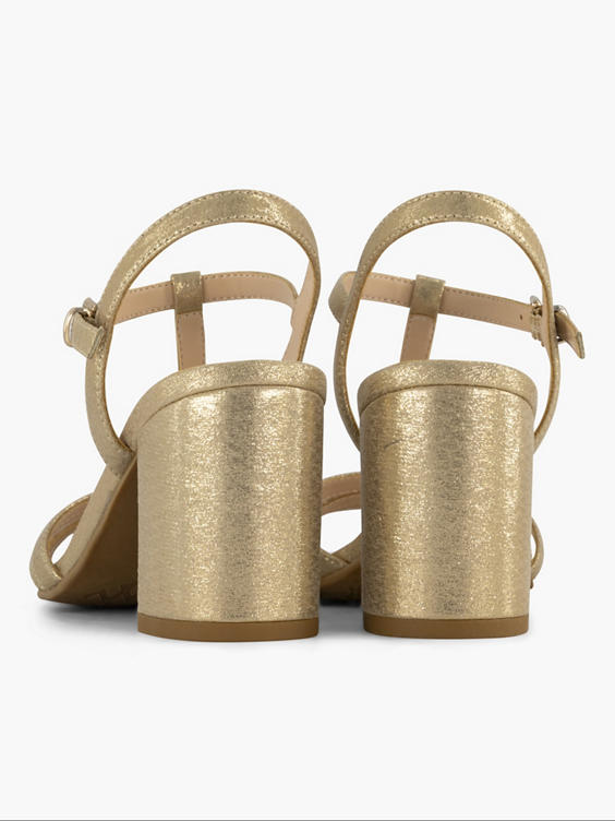 Gouden sandalette