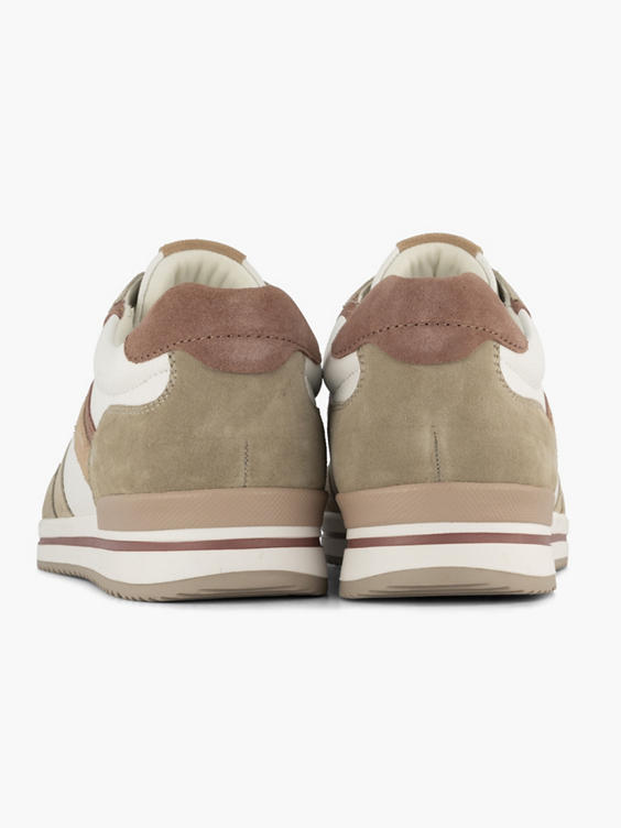 Witte/ beige comfort sneaker