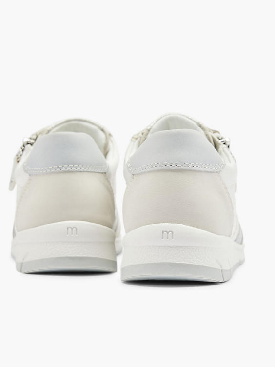 Witte leren comfort sneaker