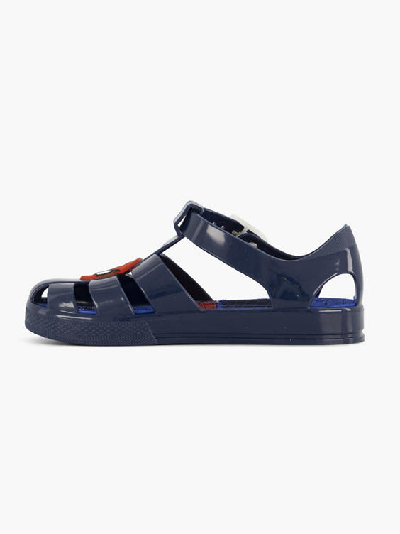 Blauwe sandaal