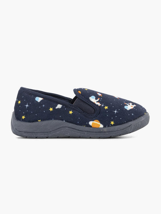 Blauwe pantoffel