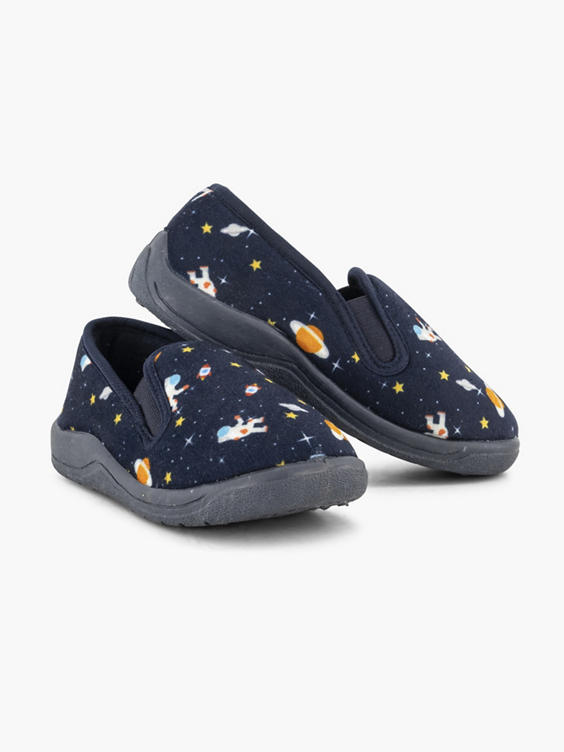 Blauwe pantoffel