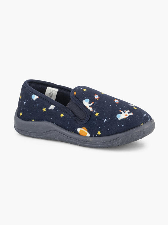 Blauwe pantoffel