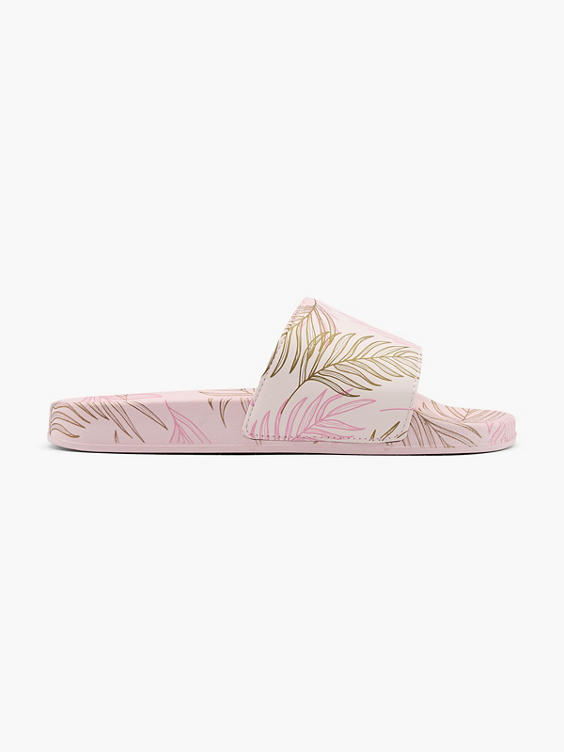 Roze badslipper