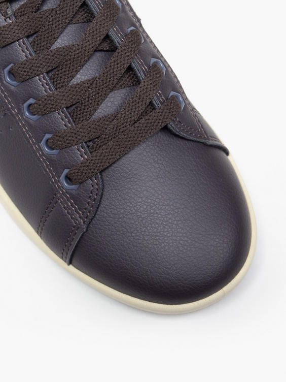 Steadman Dark Brown Lace Up Casual Trainers