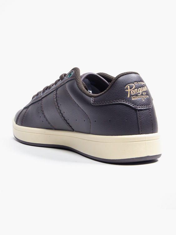 Steadman Dark Brown Lace Up Casual Trainers