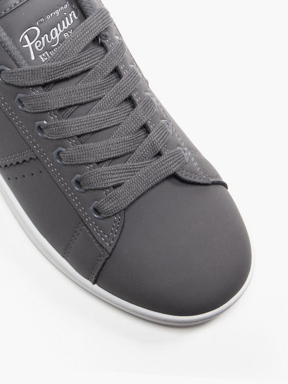 Steadman Grey Lace Up Casual Trainers