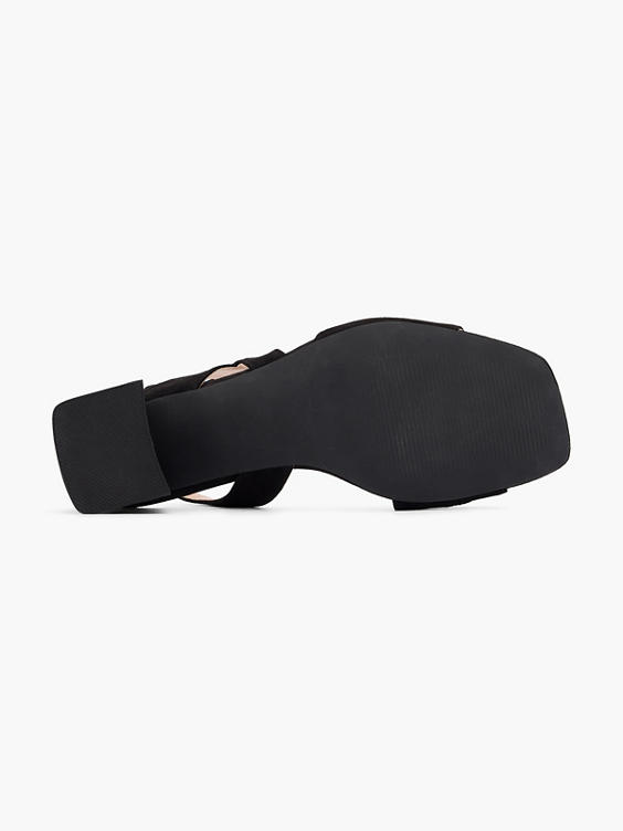 Zwarte sandalette