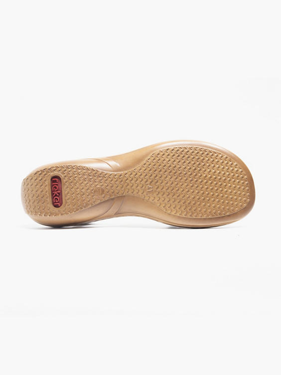 Grey Rieker Metallic Elasticated Comfort Sandal 